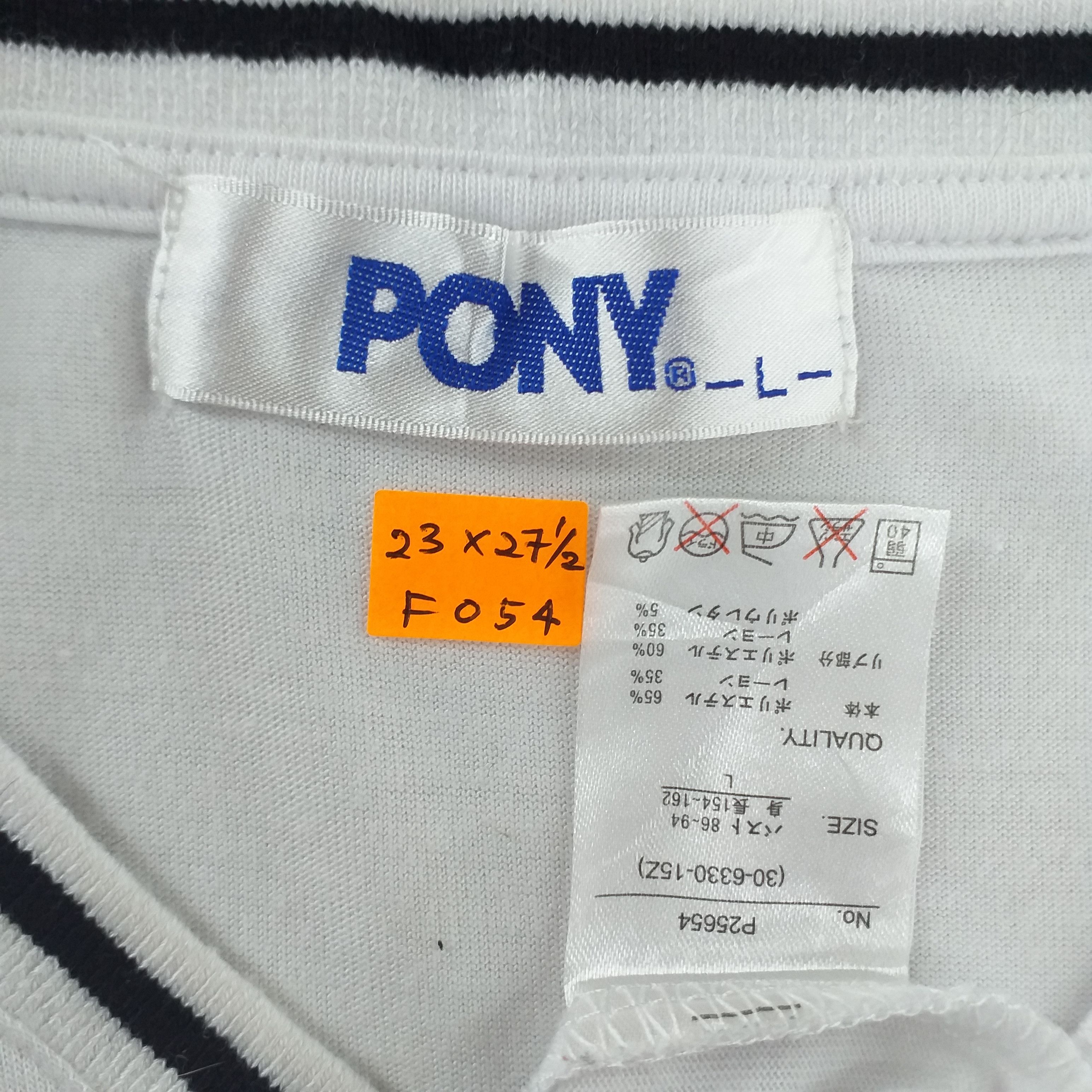 Japanese Brand Vintage Pony Spell Out XLarge Tshirt -F054 Size US XL / EU 56 / 4 - 5 Thumbnail