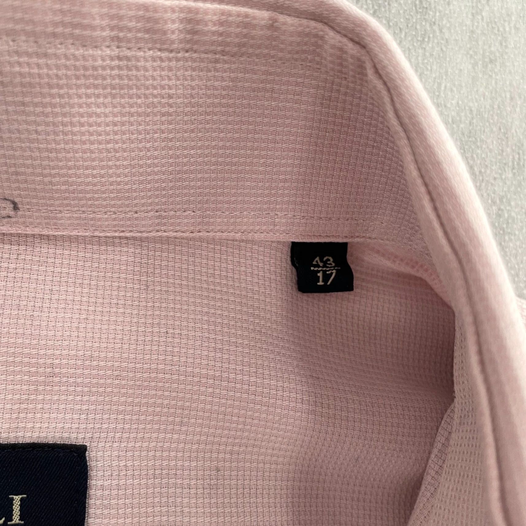 Canali VINTAGE Canali Dress Shirt Men 17 Pink Cotton Long Sleeve Formal Business Casual Italy Size US XL / EU 56 / 4 - 6 Thumbnail