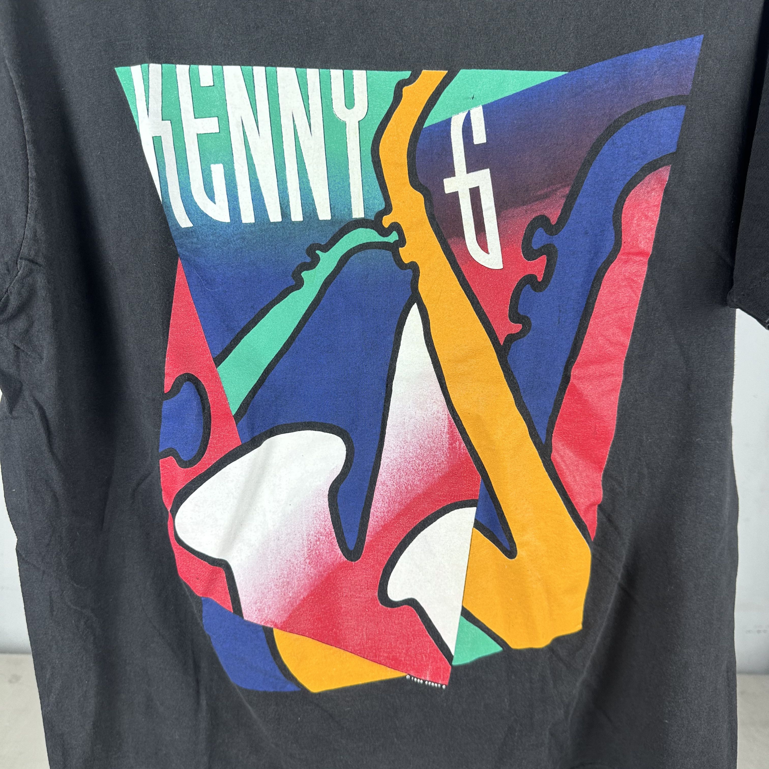 Vintage 1990 Kenny G Saxophonist Jazz Music Single Stitch T-Shirt Size US L / EU 52-54 / 3 - 2 Thumbnail