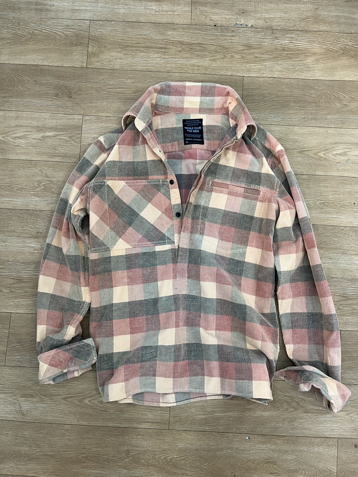 Nicole Club Nicole Club for Men - Corduroy half button ups Size US L / EU 52-54 / 3 - 1 Thumbnail