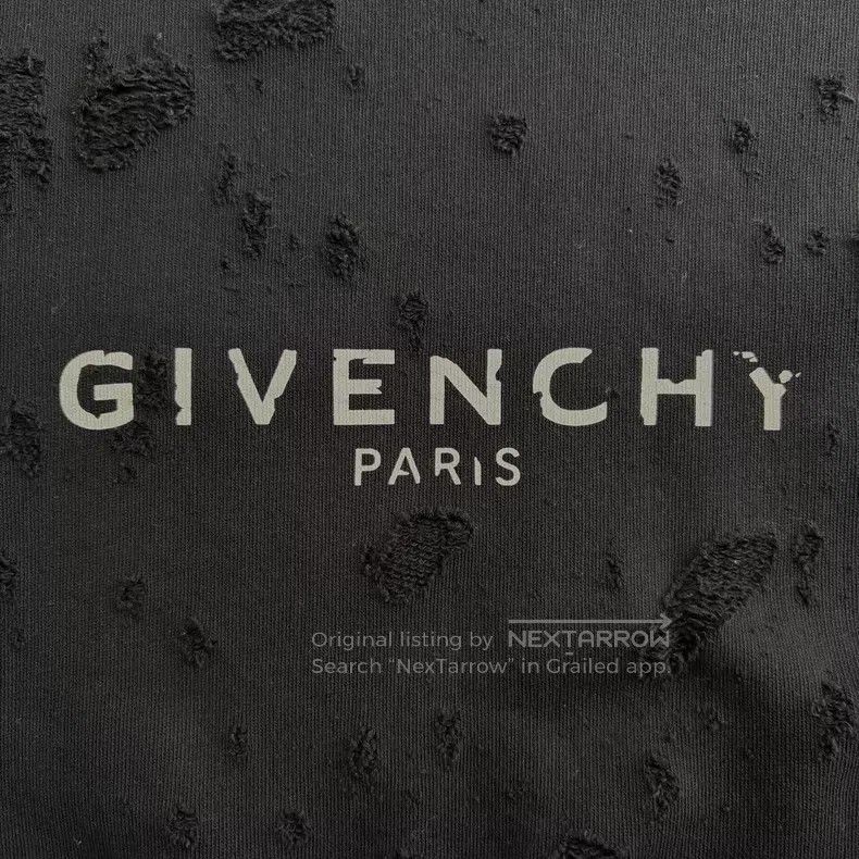 Givenchy Givenchy Ripped Crewneck Long Sleeve Sweatshirt Size US M / EU 48-50 / 2 - 6 Thumbnail