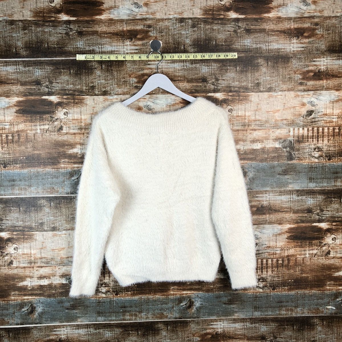 Vintage DLL Majestic Legon Cream Mohair Knitwear #C049 Size M / US 6-8 / IT 42-44 - 12 Thumbnail