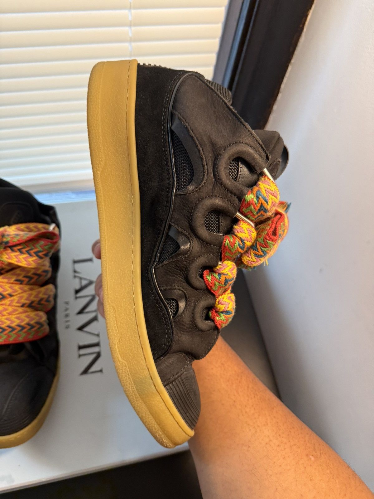 Lanvin Lanvin Curb Sneakers “Black Gum” Size 13 / 46 Eu Size US 13 / EU 46 - 8 Thumbnail