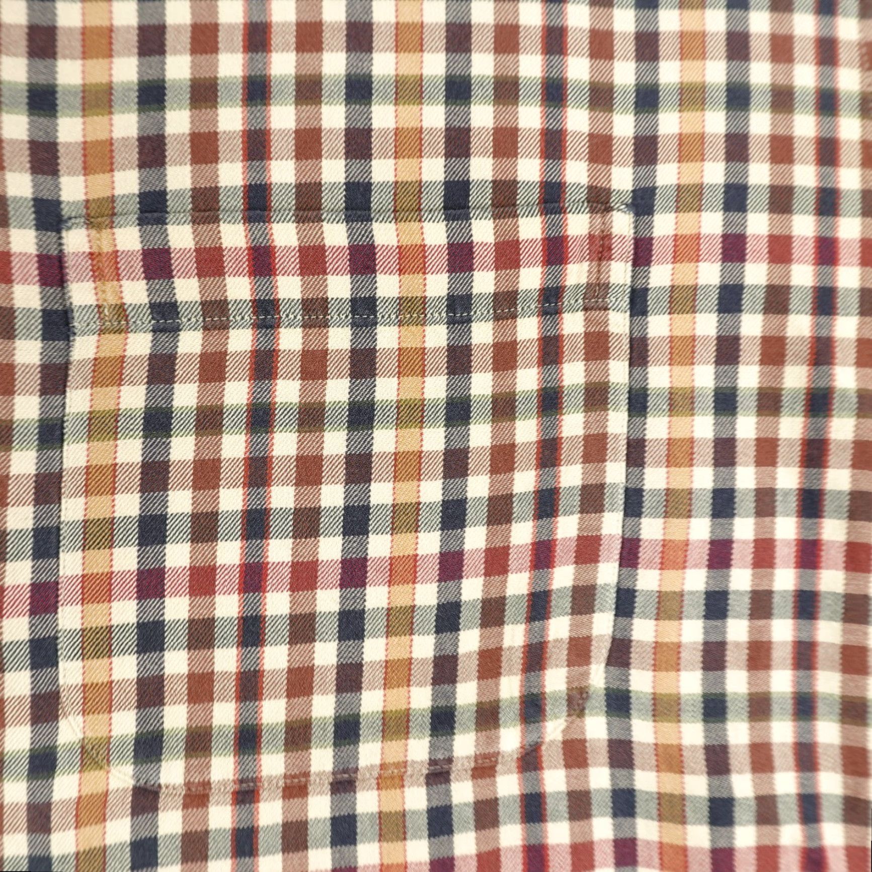Vintage VINTAGE Viyella Plaid Flannel Shirt Mens Large Brown Button-Up Made in USA Outdoor Casual Size US L / EU 52-54 / 3 - 3 Thumbnail