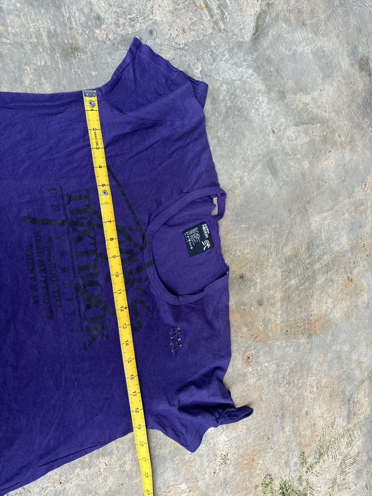 Hysteric Glamour Y2k PPFM Distressed Punk Style Tshirt Size M / US 6-8 / IT 42-44 - 5 Thumbnail