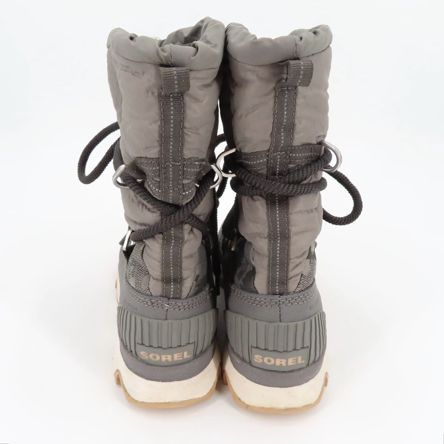 SOREL Sorel Kinetic Lace Up Boot Women 8.5 Gray Quarry NL3101-052 Winter Waterproof Boot Casual Snow Size US 9 / IT 39 - 7 Thumbnail