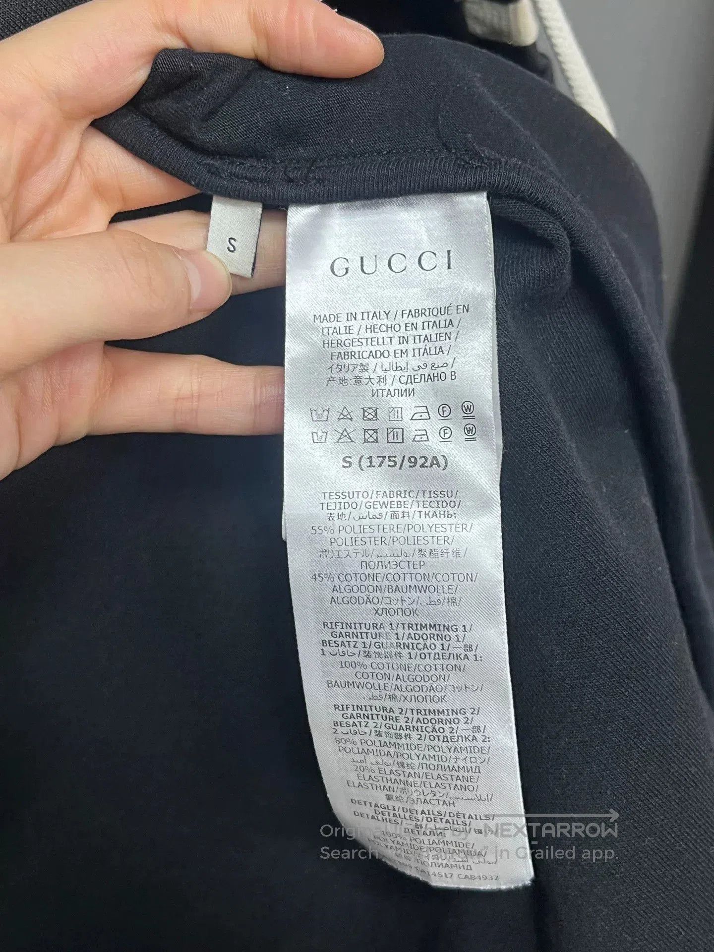 Gucci gucci reflective black jacket size s. Size US S / EU 44-46 / 1 - 4 Thumbnail