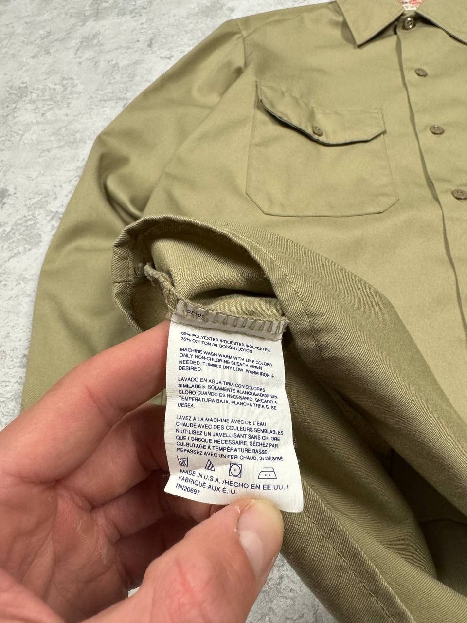Dickies Vintage Dickies Beige Workwear Button-Up Shirt Size M Size US M / EU 48-50 / 2 - 8 Thumbnail
