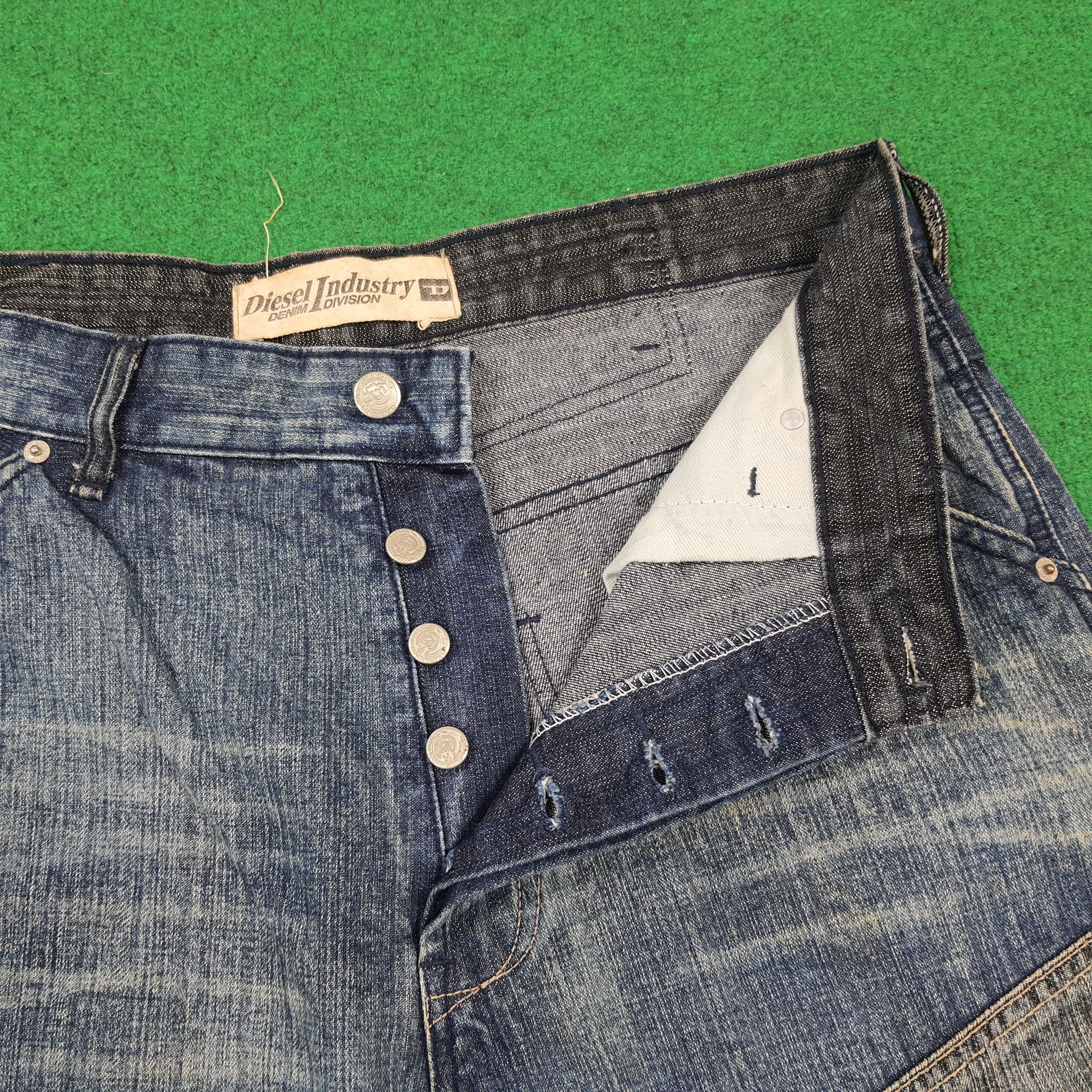 Diesel Vintage Diesel Industry Rabox Panelled Jeans GRUNGE C297N21 Size US 34 / EU 50 - 8 Thumbnail