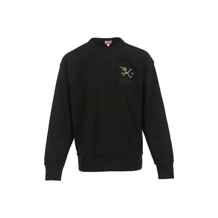 Kenzo KENZO FW22 Black Logo Sweatshirt for Men -2507 Size US M / EU 48-50 / 2 - 1 Thumbnail