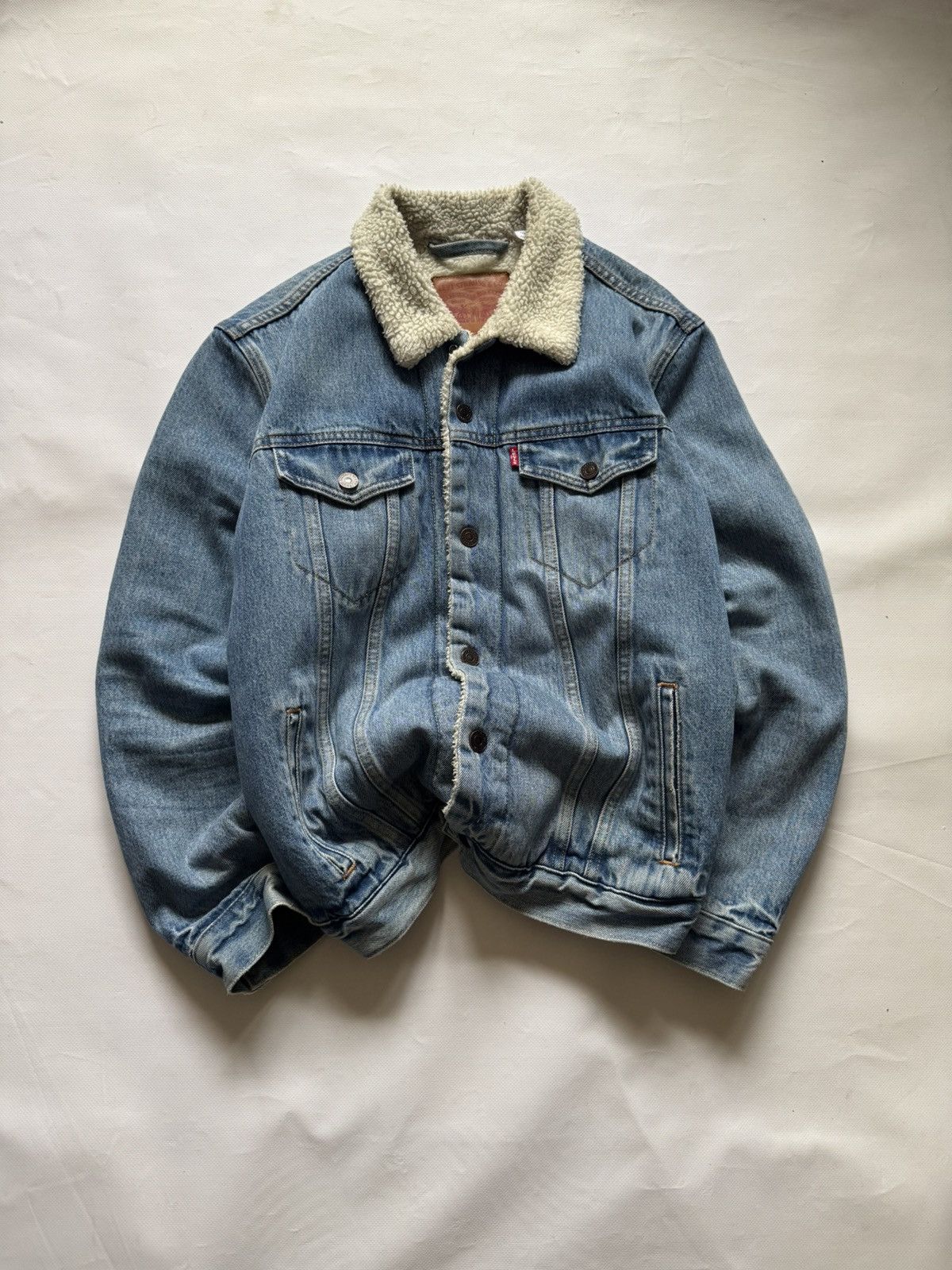Levi's 🛠️ ICONIC LEVI’S TYPE III SHERPA LINED TRUCKER JACKET 🛠️ Size US M / EU 48-50 / 2 - 1 Thumbnail