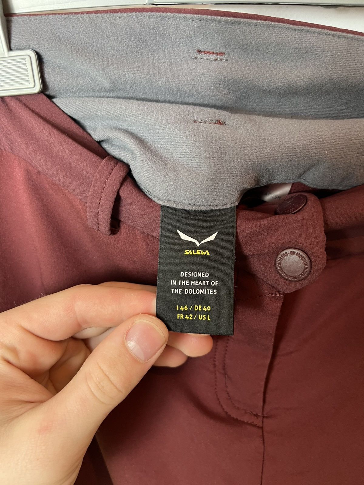 SALEWA Outdoor Salewa Pedroc 2 DST Trekking Women’s Burgundy pants Size 32" / US 10 / IT 46 - 5 Thumbnail