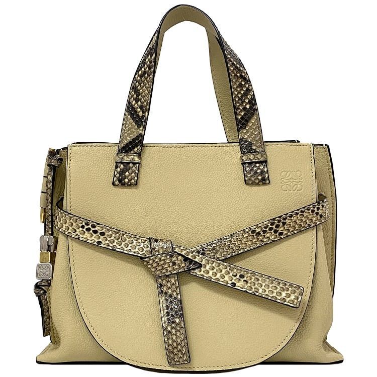 Loewe LOEWE Handbag Neutrals Leather Size ONE SIZE - 1 Thumbnail
