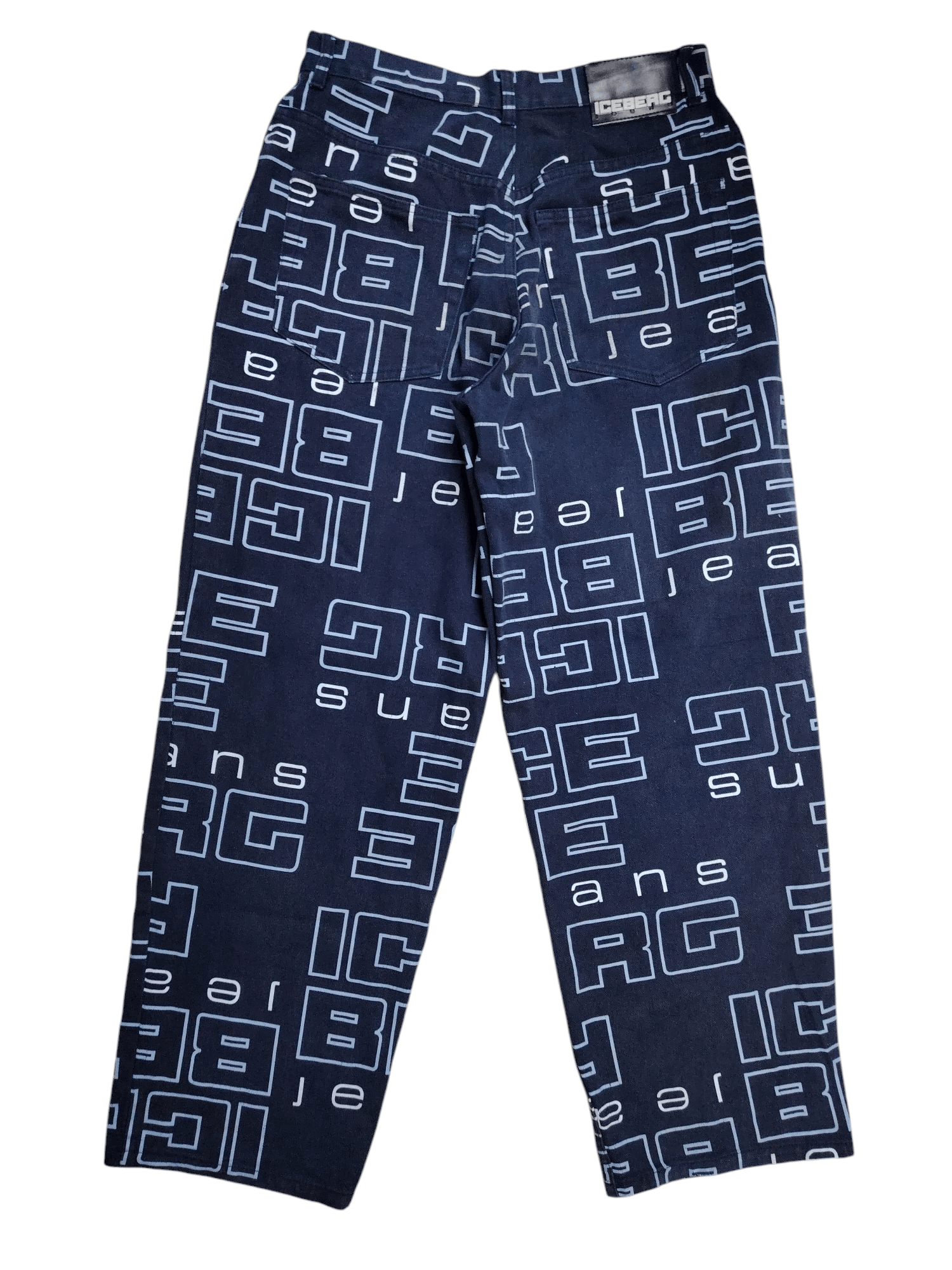 Iceberg × Vintage Iceberg Jeans spell out trousers 90's Size US 32 / EU 48 - 2 Thumbnail