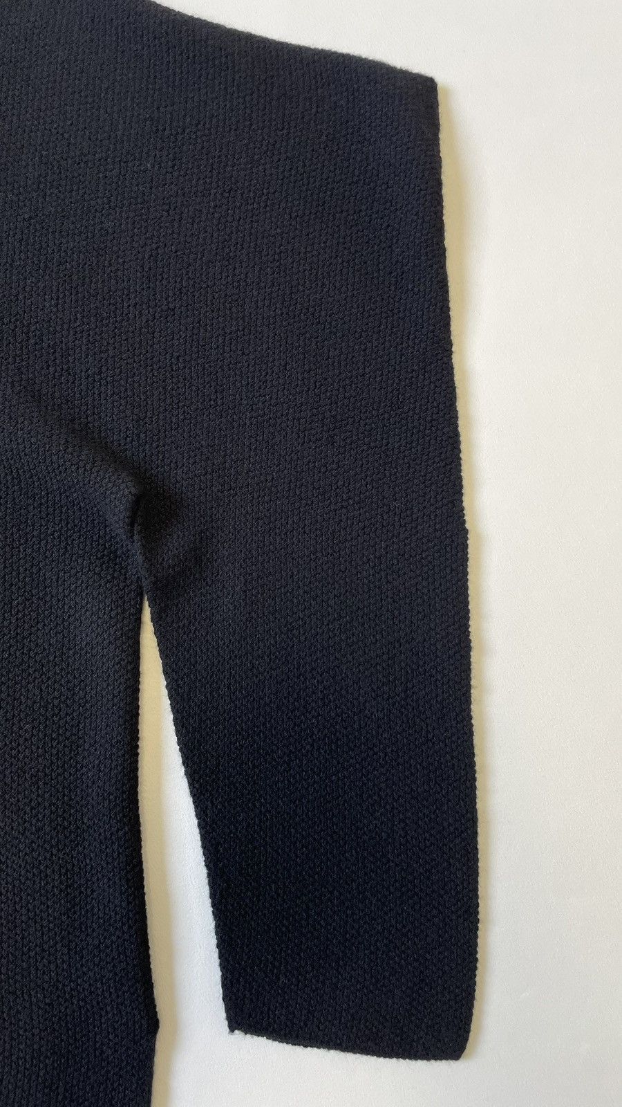 Issey Miyake Black Wool ‘Angular Arms’ Sweater Size US M / EU 48-50 / 2 - 7 Thumbnail