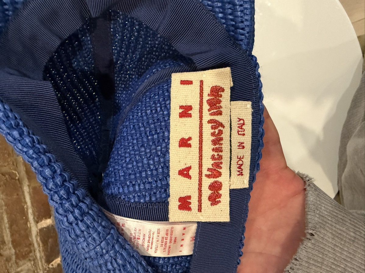 Marni Marni x No Vacancy Inn Raffia Cap Size ONE SIZE - 4 Thumbnail