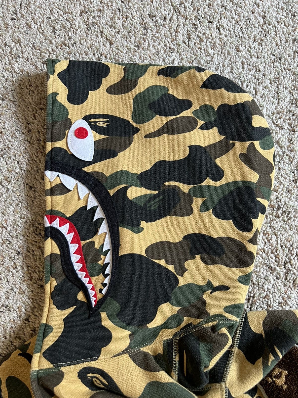 Bape 1st Camo Patched Shark Full Zip Hoodie Size US M / EU 48-50 / 2 - 5 Thumbnail