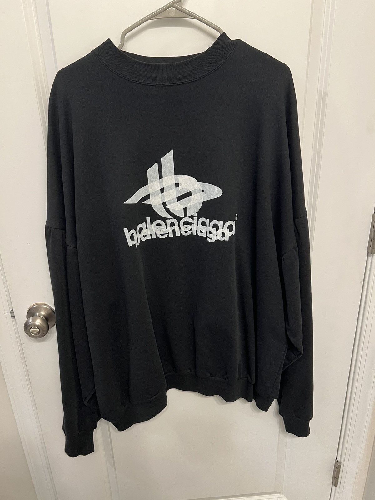 Balenciaga Double Vision Balenciaga Crewneck Sweatshirt Size US XL / EU 56 / 4 - 1 Thumbnail