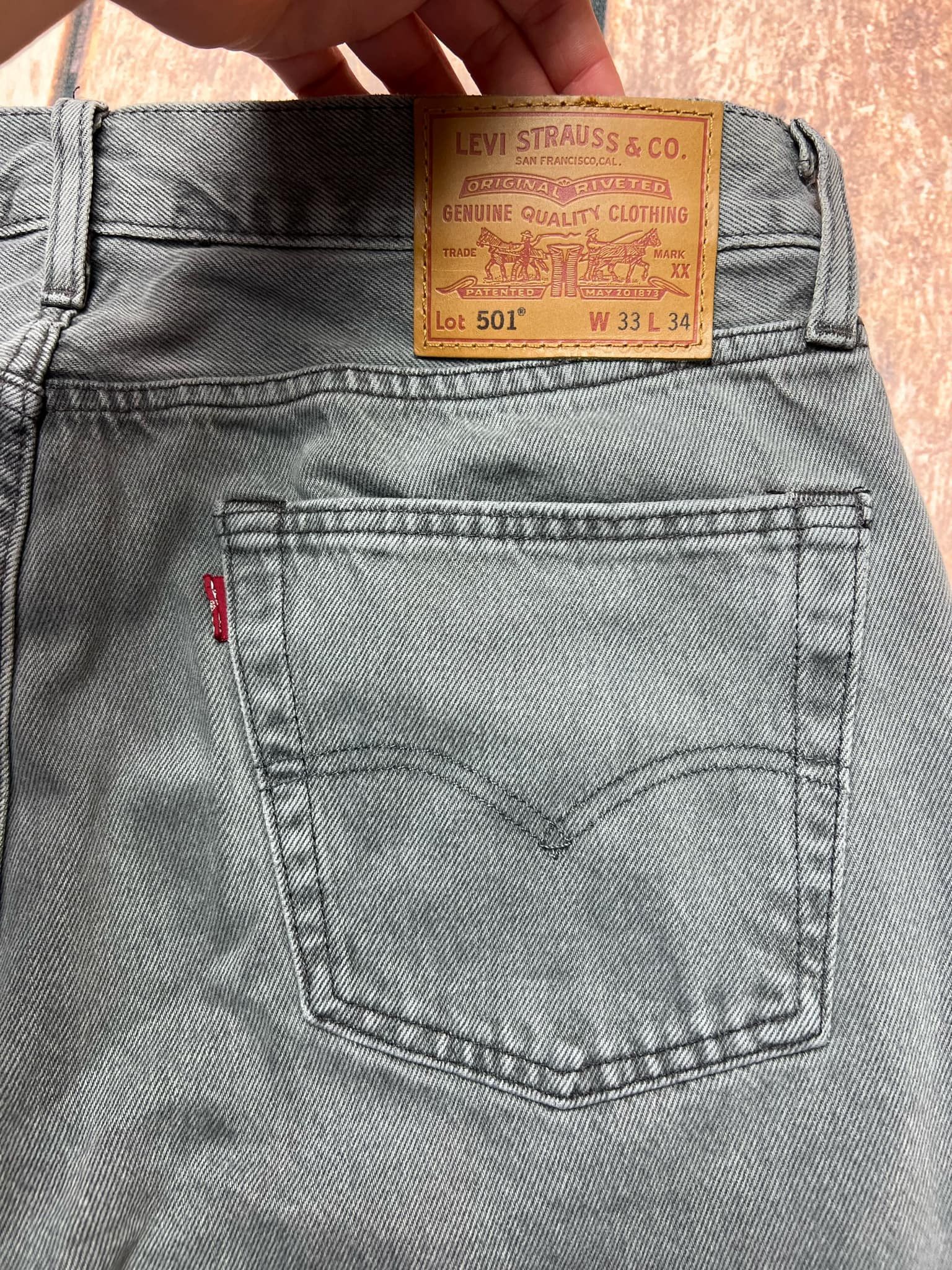 Levi's Levi's 501 denim pants 33x34 size Size US 33 - 8 Thumbnail
