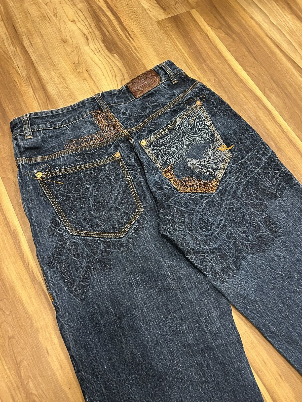 Rocawear Rocawear Paisley Embroidery Jeans Size US 36 / EU 52 - 5 Thumbnail