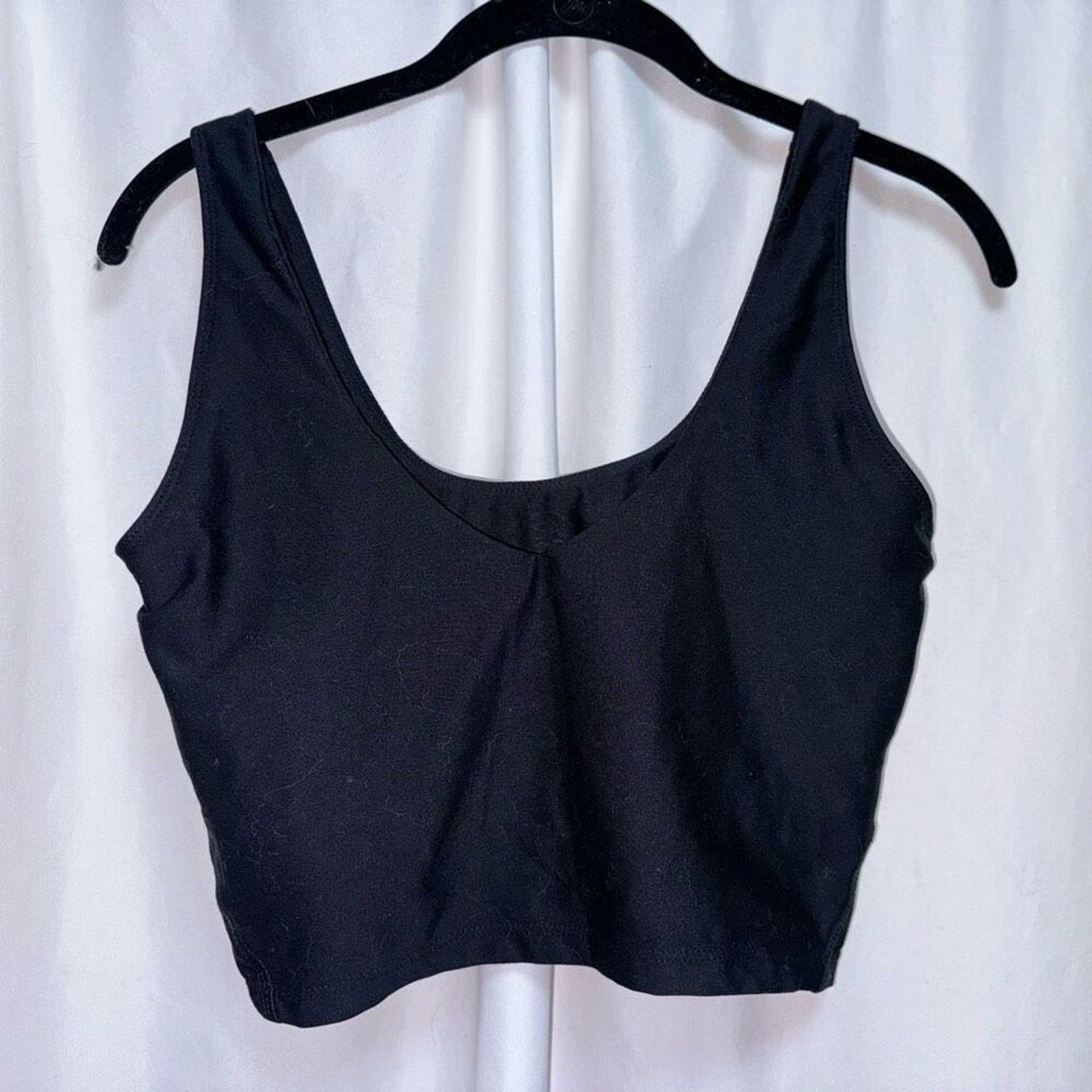 Sage Sage Collective Black Cropped Sports Bra | Sz M Size ONE SIZE - 2 Thumbnail
