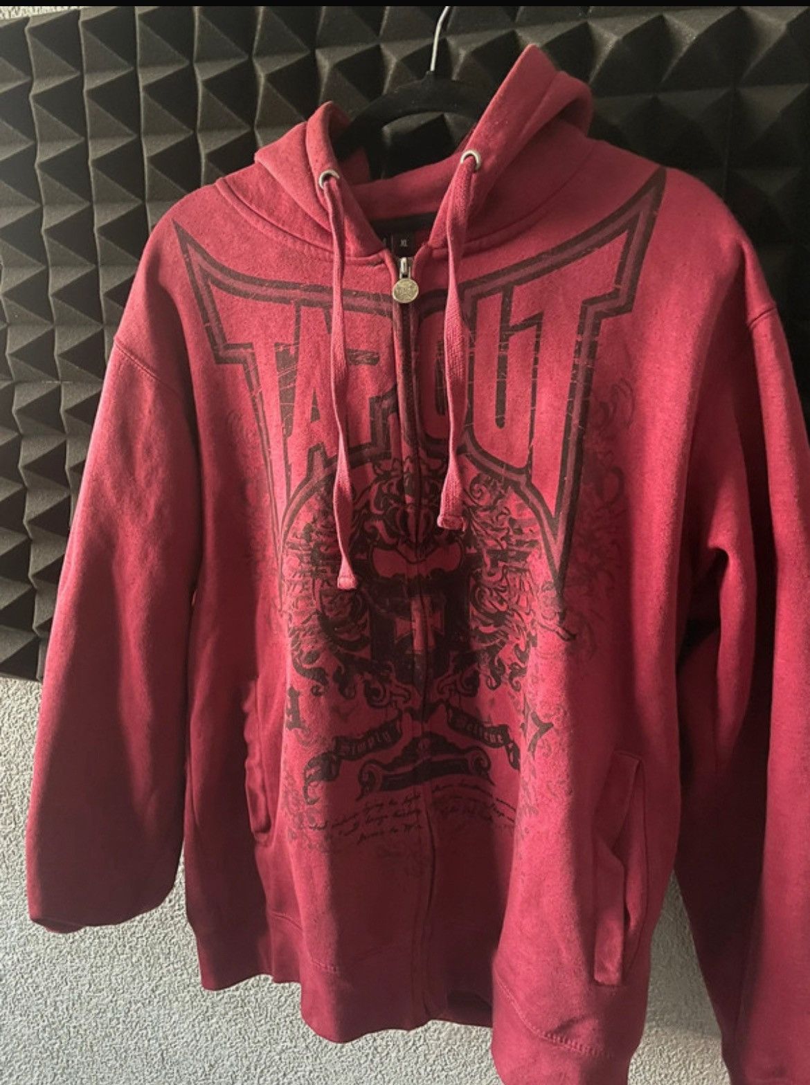 Tapout !!VINTAGE !!TAPOUT X UFC SIMPLY BELIEVE HOODIE ZIP UP Size US L / EU 52-54 / 3 - 4 Thumbnail