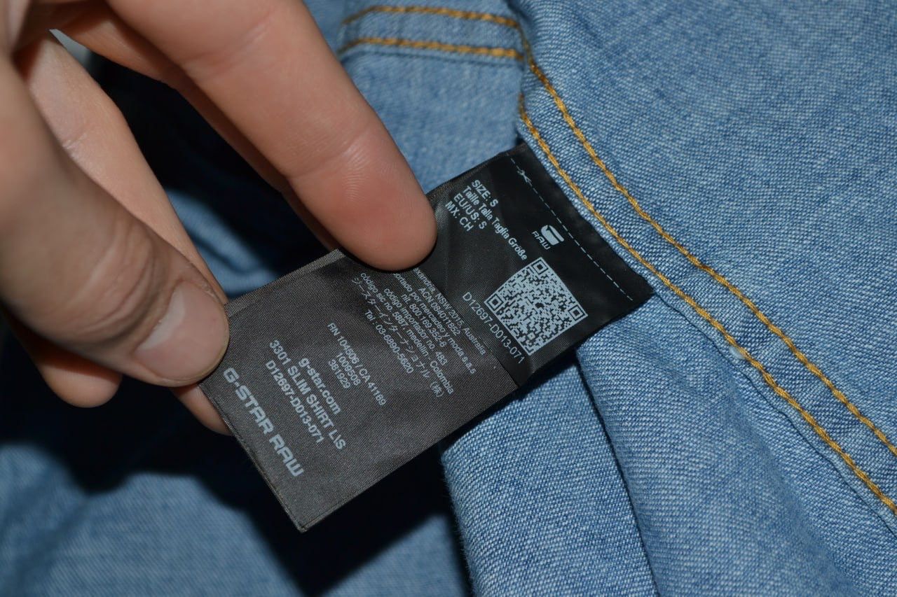 G-Star G-Star Raw Western Shirt Denim Blue Western Slim Fit Size S Size US S / EU 44-46 / 1 - 7 Thumbnail