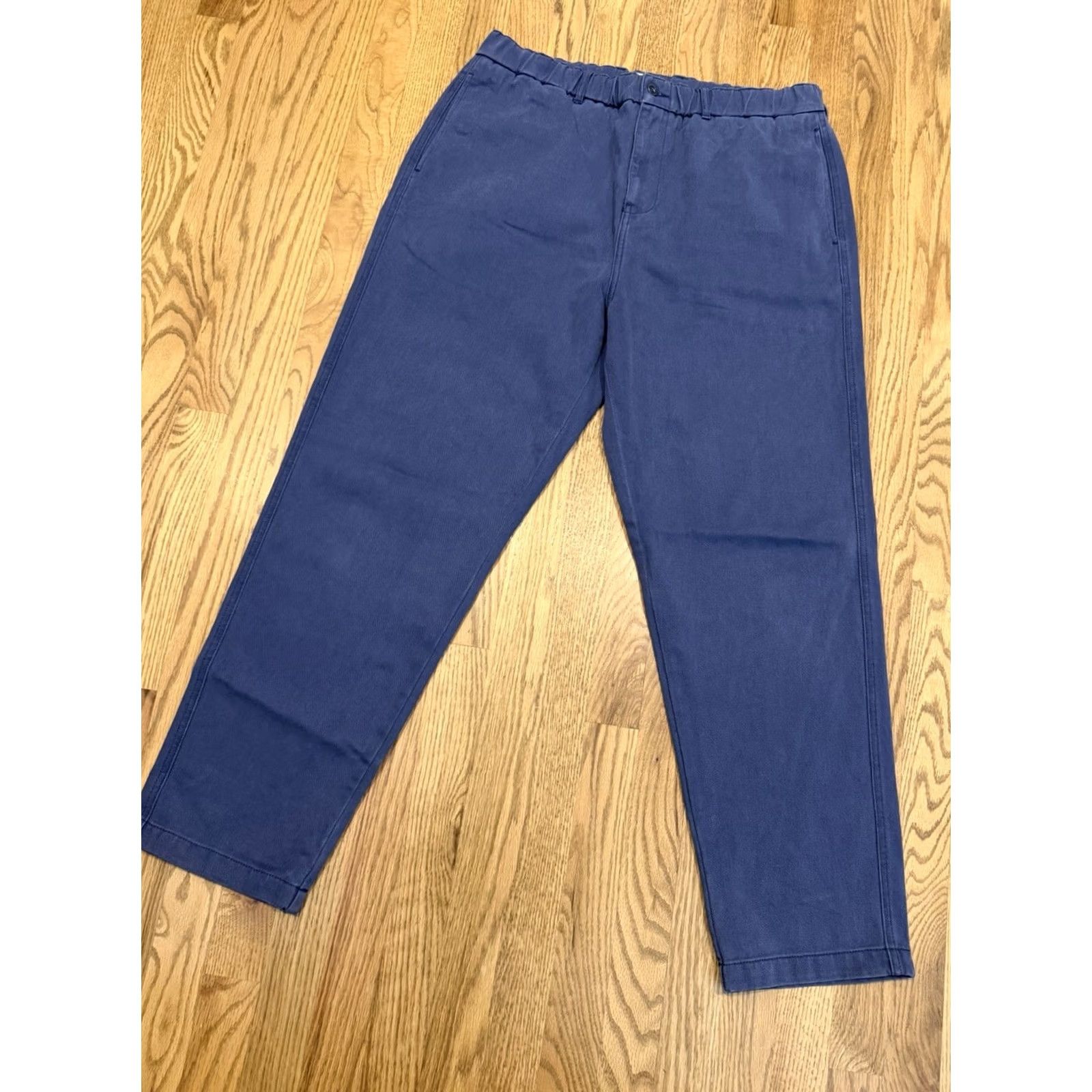 Vintage VINTAGE Octobre Editions Cotton Trousers Men’s 2XL 34x30 Blue Beige Portugal Pants Size US 39 - 4 Thumbnail