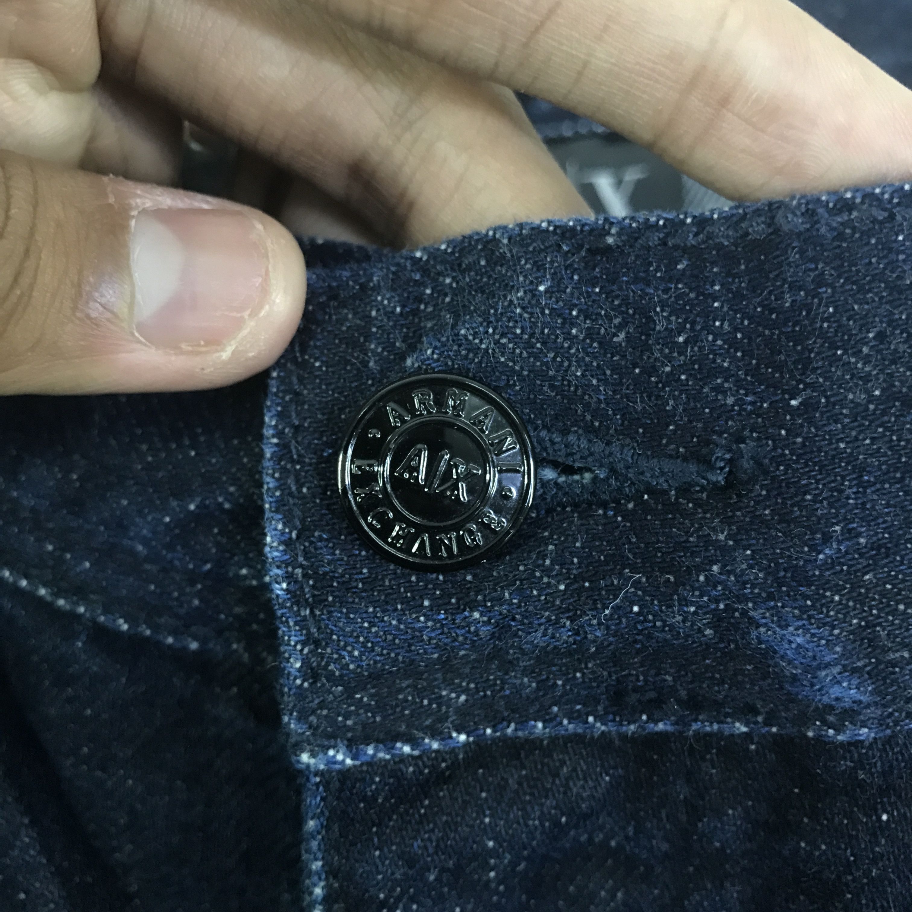 Armani Exchange Vintage Armani Exchange Blue Denim Jeans pants K130B1 Size US 32 / EU 48 - 12 Thumbnail