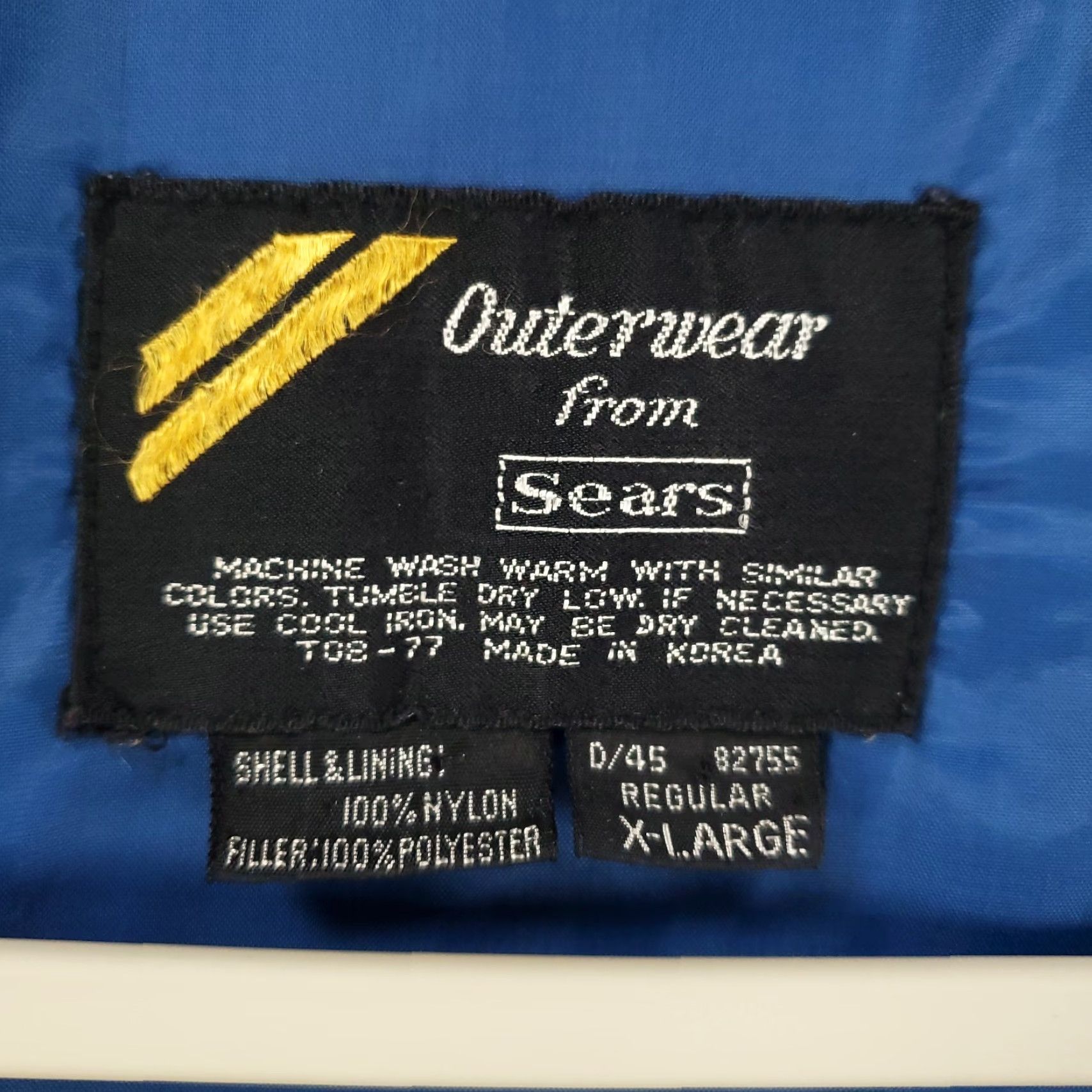 Sears Sears Vintage Yes Outerwear Sears Brand Men Regular Vest XL Puffer Blue Night? Size US XL / EU 56 / 4 - 3 Thumbnail