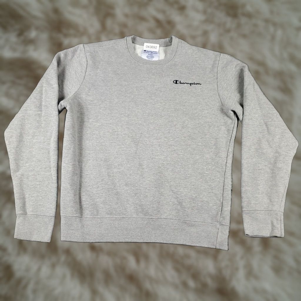 Champion Champion Sweater Mens Medium Gray Crew Neck Pullover Sweatshirt Size US M / EU 48-50 / 2 - 1 Thumbnail