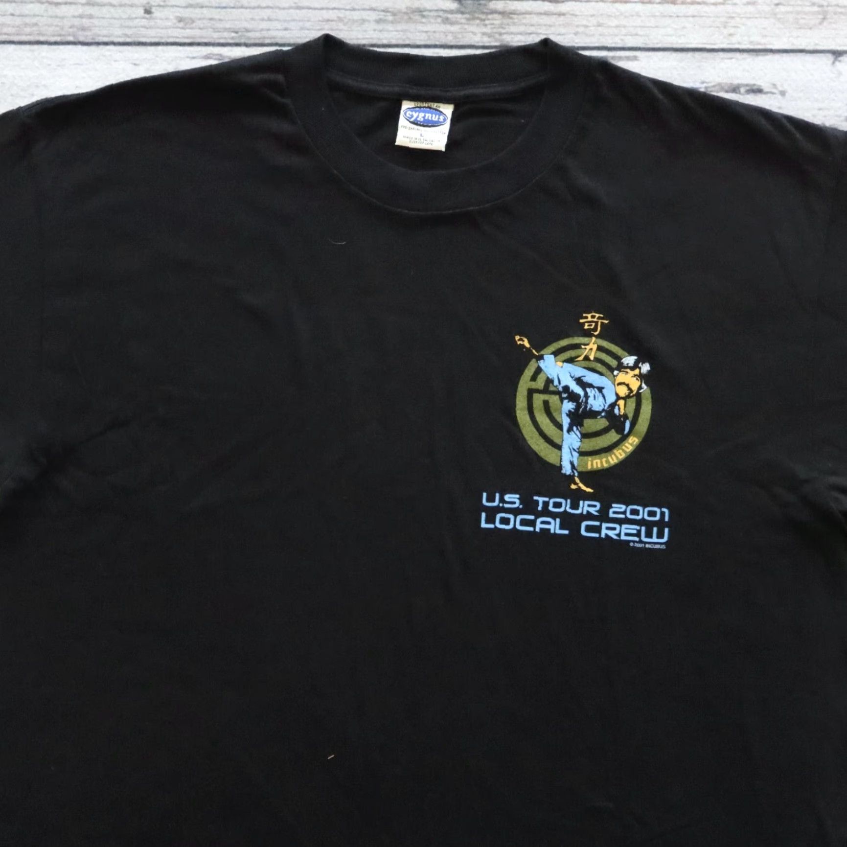 Vintage Vintage Incubus US Tour Local Crew Band T-shirt Size L Black Mens Tshirt Size US L / EU 52-54 / 3 - 2 Thumbnail