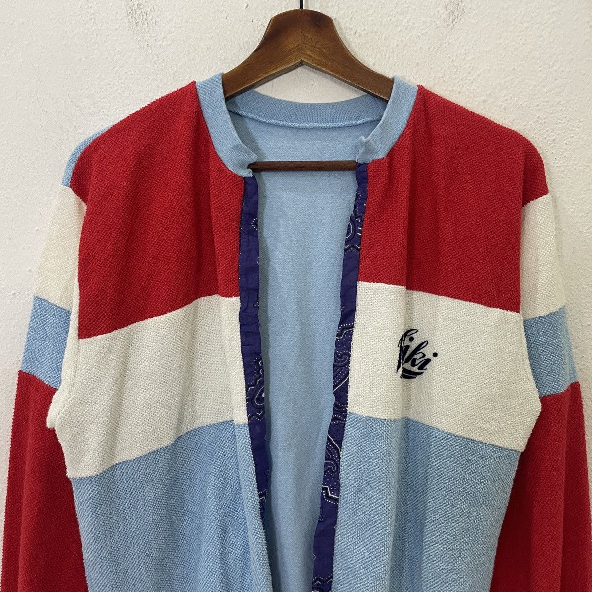 Japanese Brand × Vintage Vintage Hiliki Multicolour Cardingan Size M / US 6-8 / IT 42-44 - 4 Thumbnail
