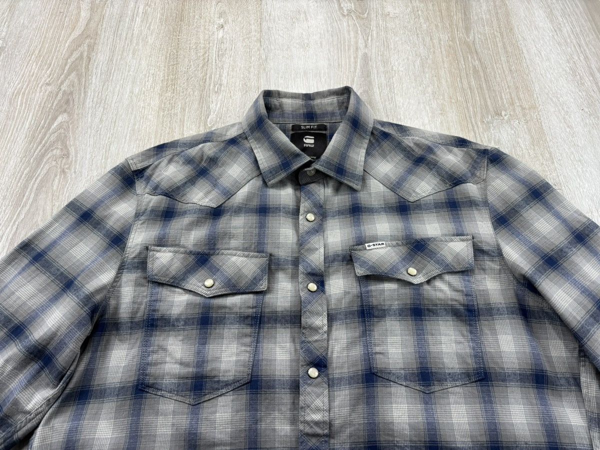 G-Star Mens shirt G Star Raw Size XL Color Blue Size US XL / EU 56 / 4 - 4 Thumbnail