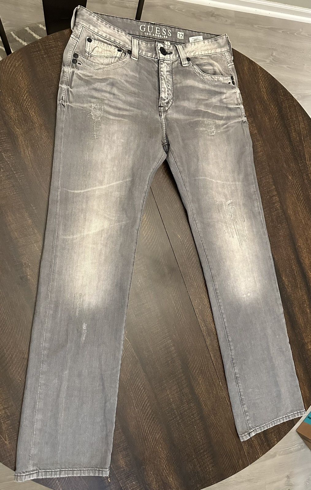 Guess Guess Los Angeles Lincoln Men’s Jeans Slim Straight-32x32 Size US 32 / EU 48 - 4 Thumbnail