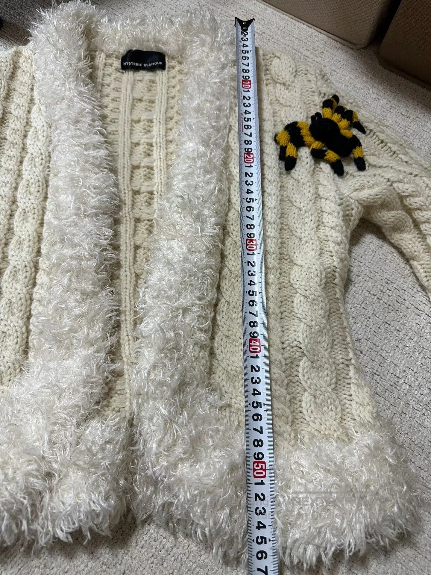 Hysteric Glamour Hysteric Glamour Fuzzy Spider Knit Cardigan. Size M / US 6-8 / IT 42-44 - 7 Thumbnail