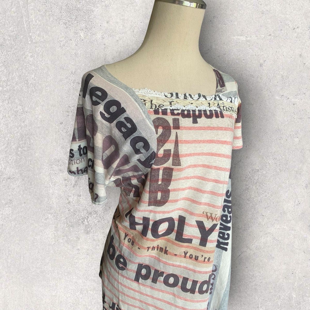 Nozomi Ishiguro 2012 Asymmetric Cut And Sew Tunic Size M / US 6-8 / IT 42-44 - 2 Thumbnail