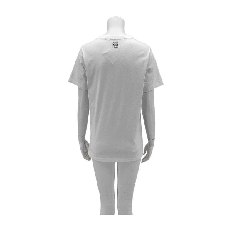 Other LOEWE White cotton short-sleeved T-shirt Size M / US 6-8 / IT 42-44 - 2 Thumbnail