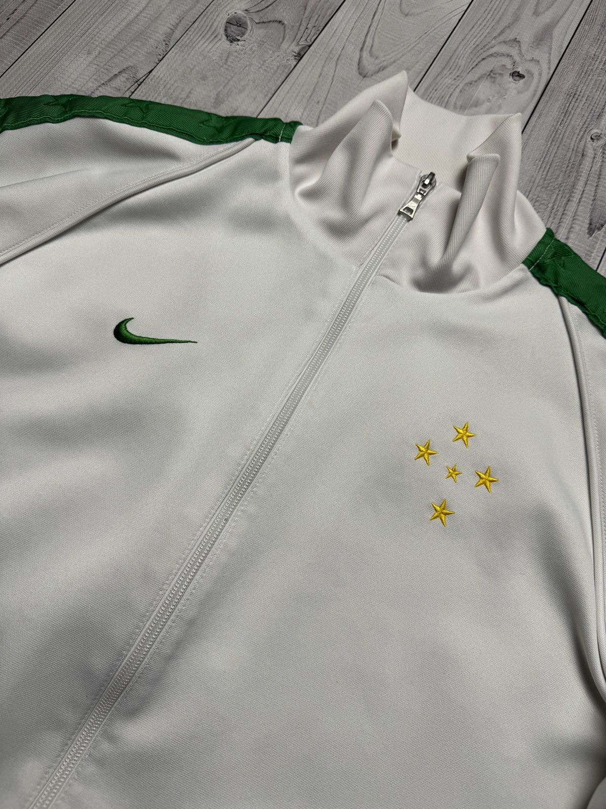 Nike Vintage Soccer Nike Brazil sweatshirt track jacket Brasil Size US M / EU 48-50 / 2 - 1 Thumbnail