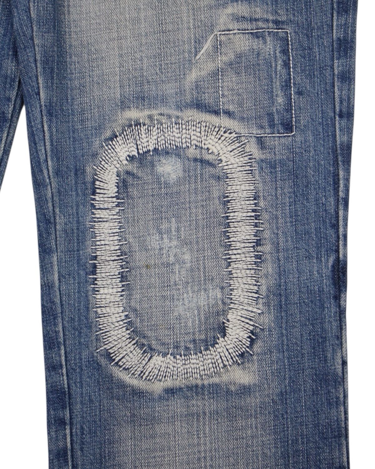 Hysteric Glamour 2000S CAMEL ROAD PATCHWORK REPAIR-WASH JEANS Size US 31 - 7 Thumbnail