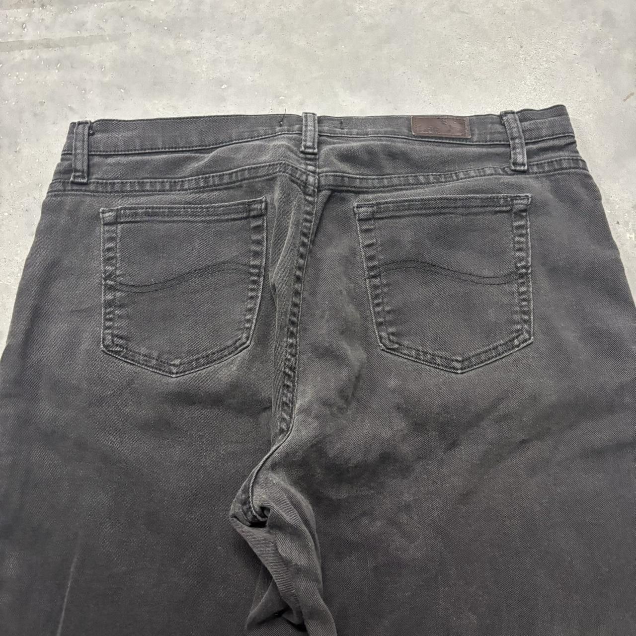 Japanese Brand × Vintage Crazy Vintage Y2K/2000s Grunge Faded Black Essential Denim Jeans! Size US 35 - 6 Thumbnail
