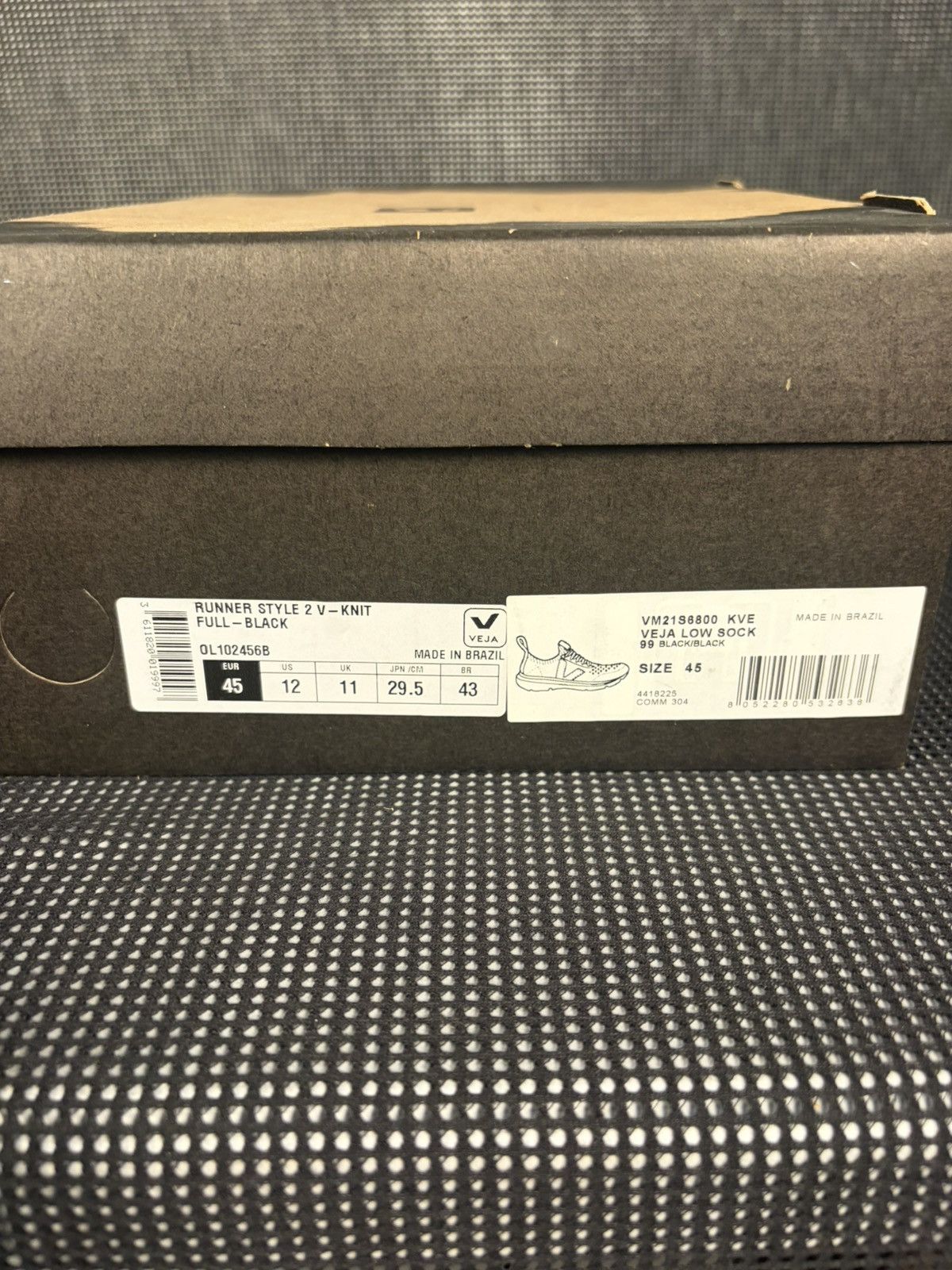 Rick Owens × Veja Veja x Rick Owens Low Sock Sneaker Size US 12 / EU 45 - 8 Thumbnail