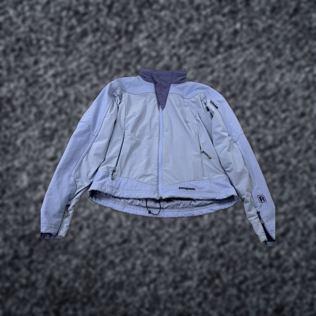 Patagonia VINTAGE Patagonia Jacket Womens Medium Blue Purple Full Zip Nylon Fleece Pocket Logo - USA, Regular Fit, Casual Travel, 90s Style Womens Size M / US 6-8 / IT 42-44 - 1 Thumbnail