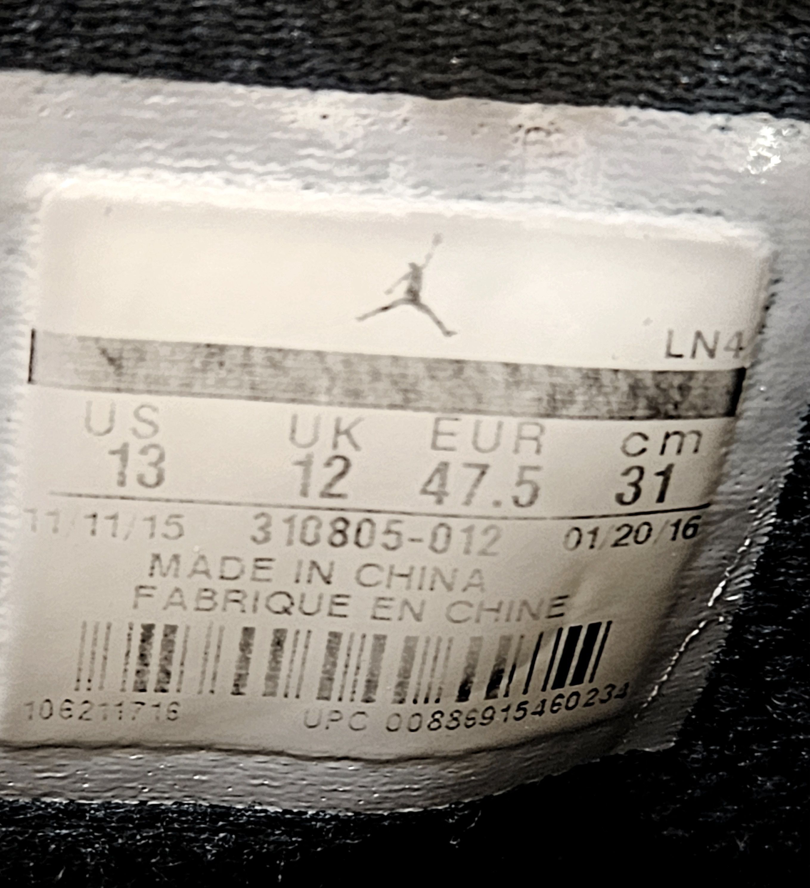 Jordan Brand Air Jordan 10 Retro "NYC" Size US 13 / EU 46 - 11 Thumbnail