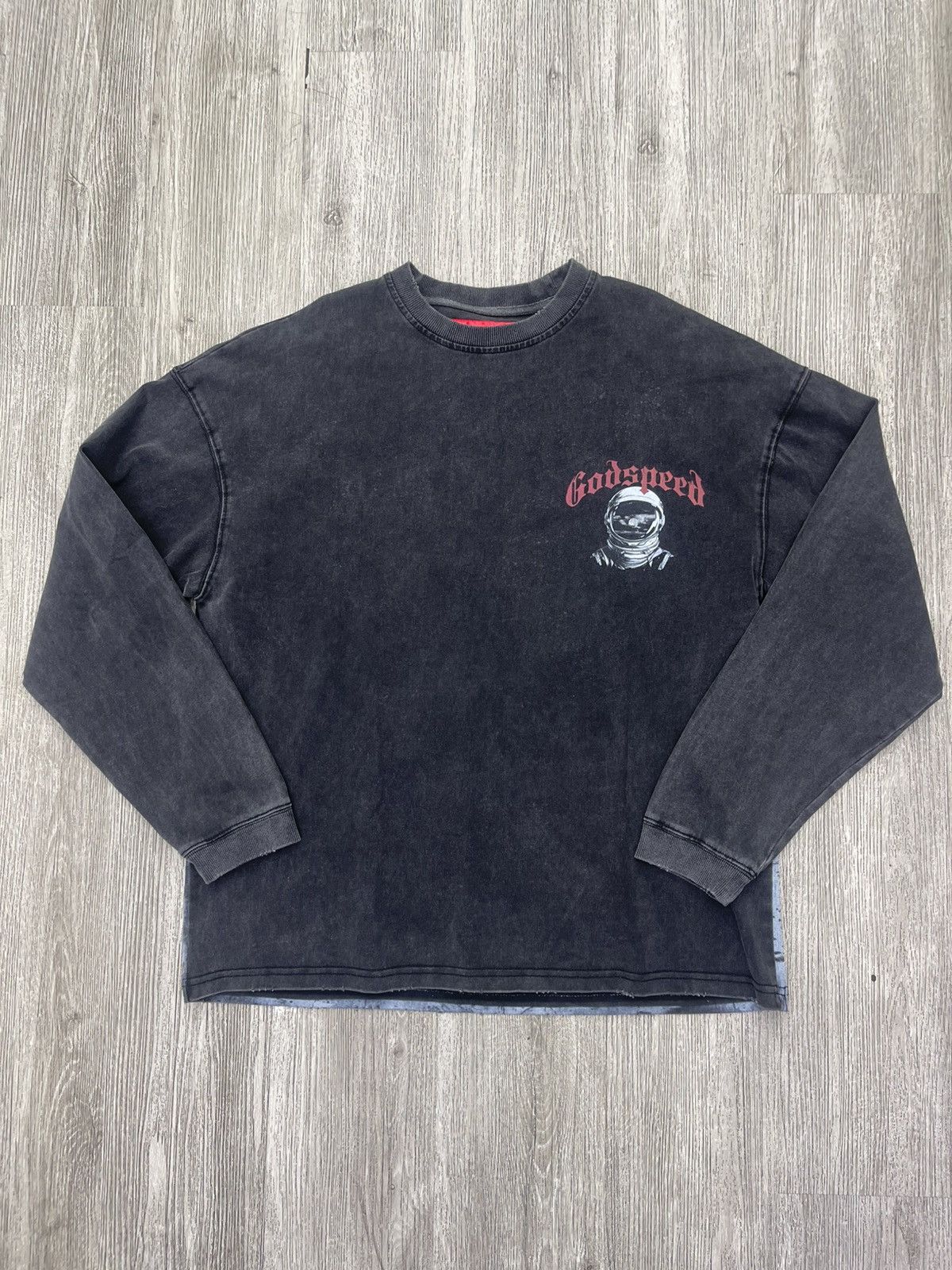 Godspeed Godspeed longsleeve small astronaut logo black Size US S / EU 44-46 / 1 - 1 Thumbnail