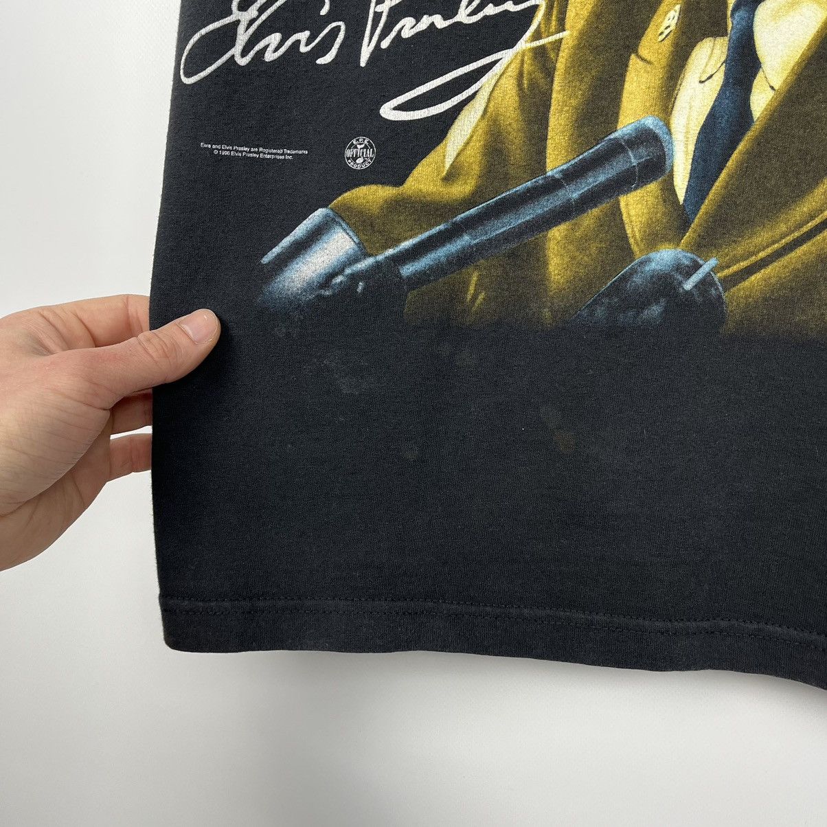 Band Tees × Vintage Vintage Elvis Presley rock n roll singer tee 1996 Size US XL / EU 56 / 4 - 10 Thumbnail