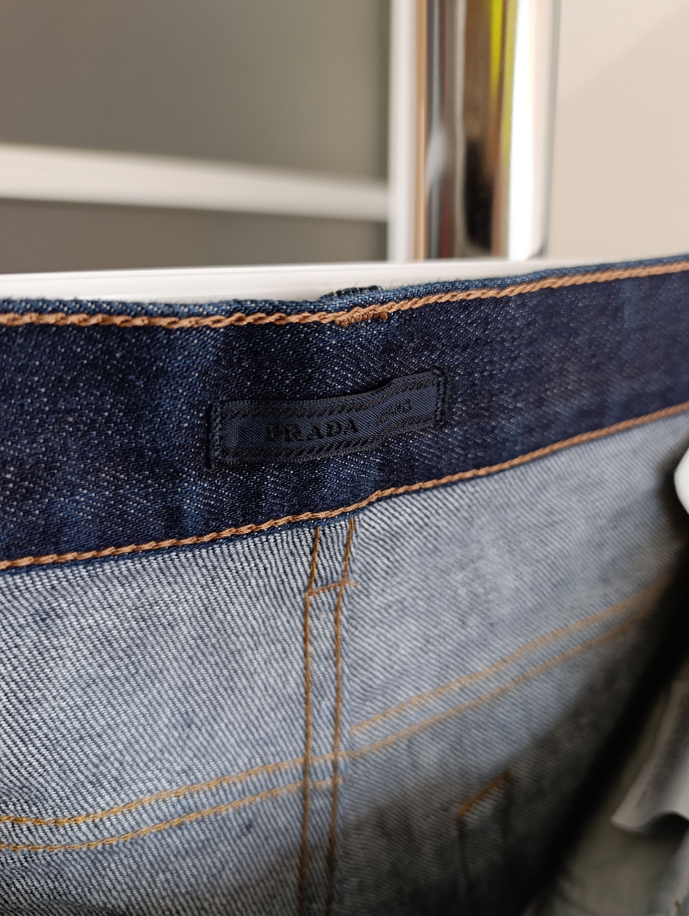 Designer × Prada PRADA SLIM-FIT MID-RISE JEANS NAVY Size US 31 - 9 Thumbnail