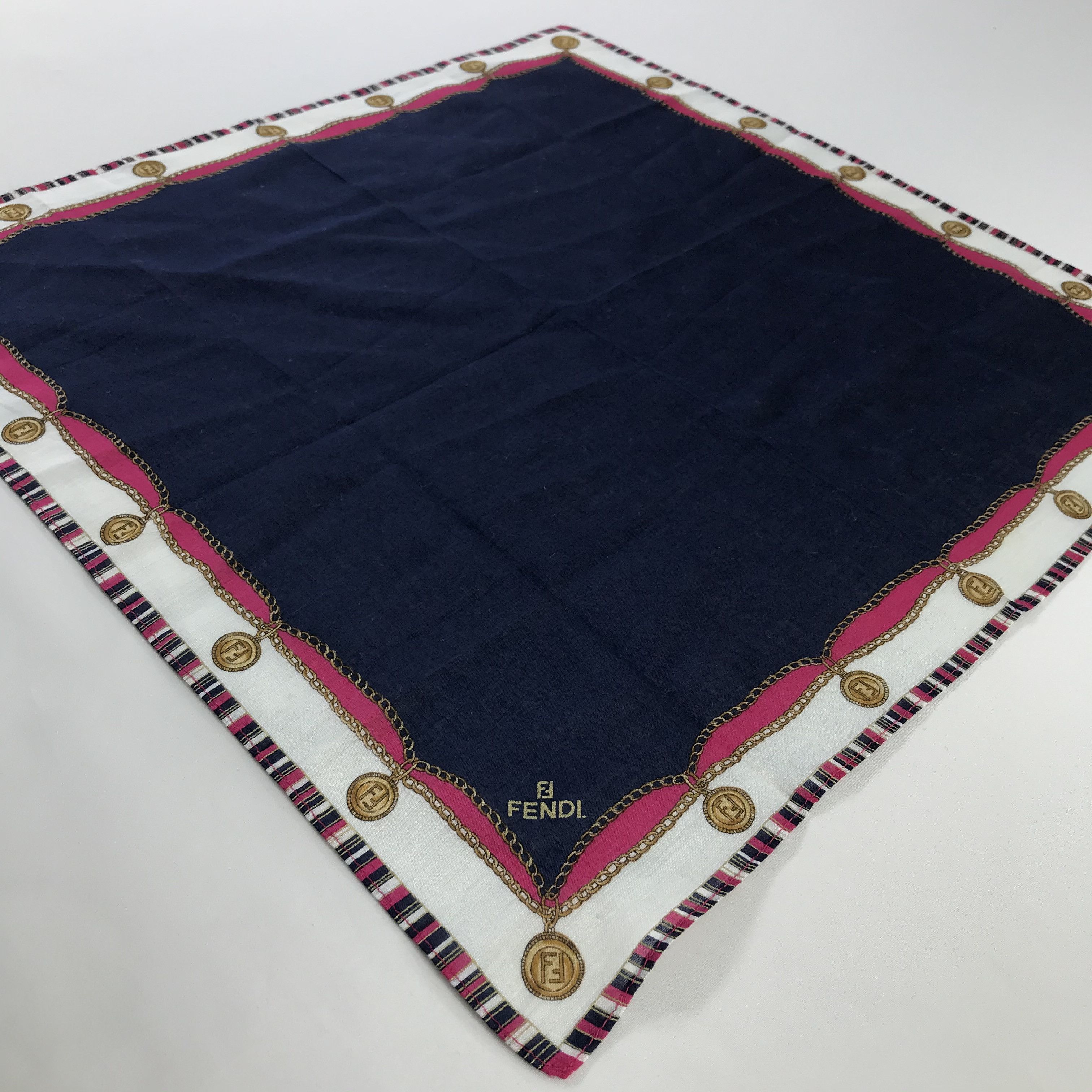 Vintage Vintage Fendi Bandana / Handkerchief / Neckerchief - S756 Size ONE SIZE - 2 Thumbnail