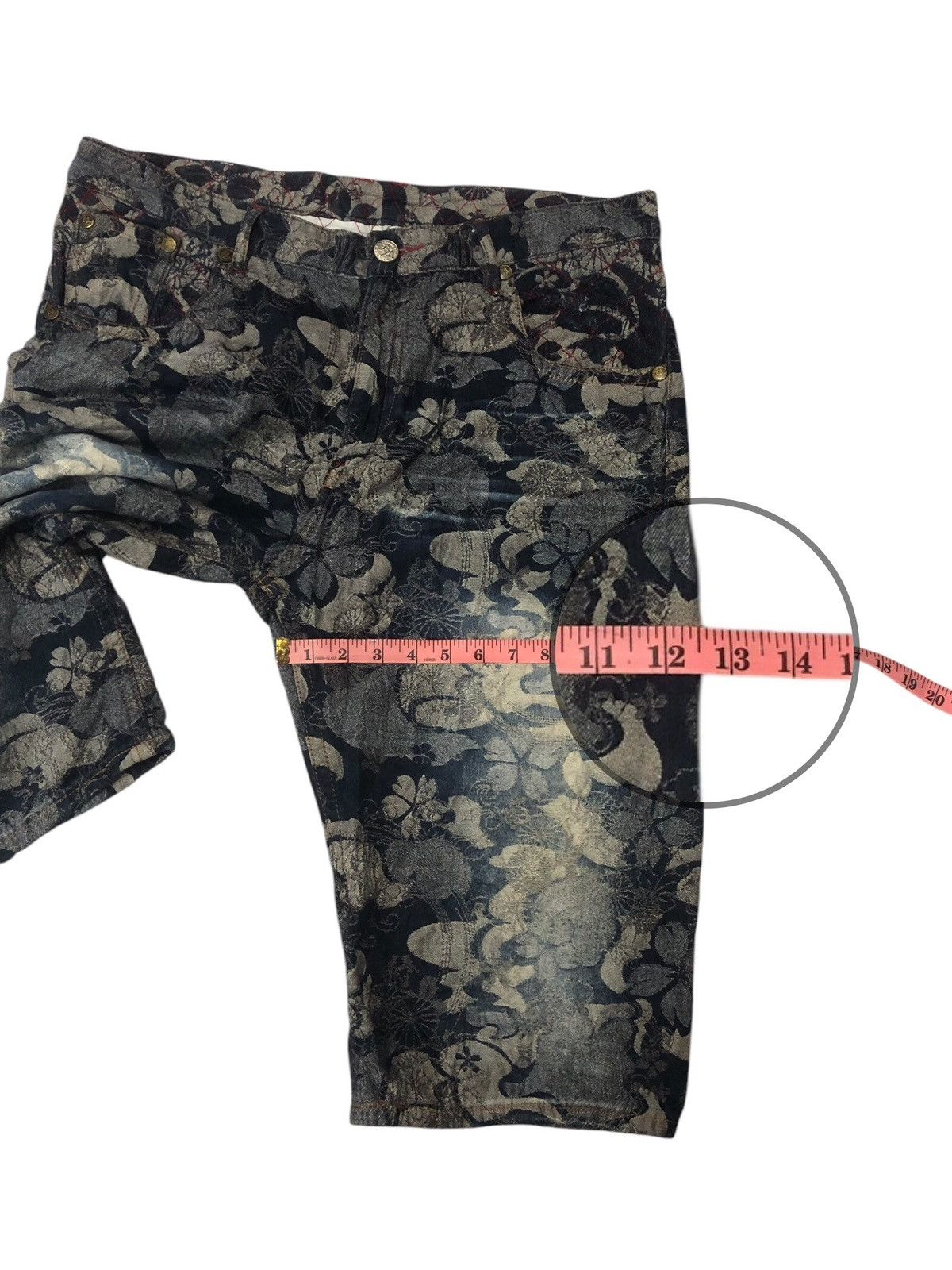 Japanese Brand × Vintage Nishiki shorts denim pants Size US 35 - 10 Thumbnail