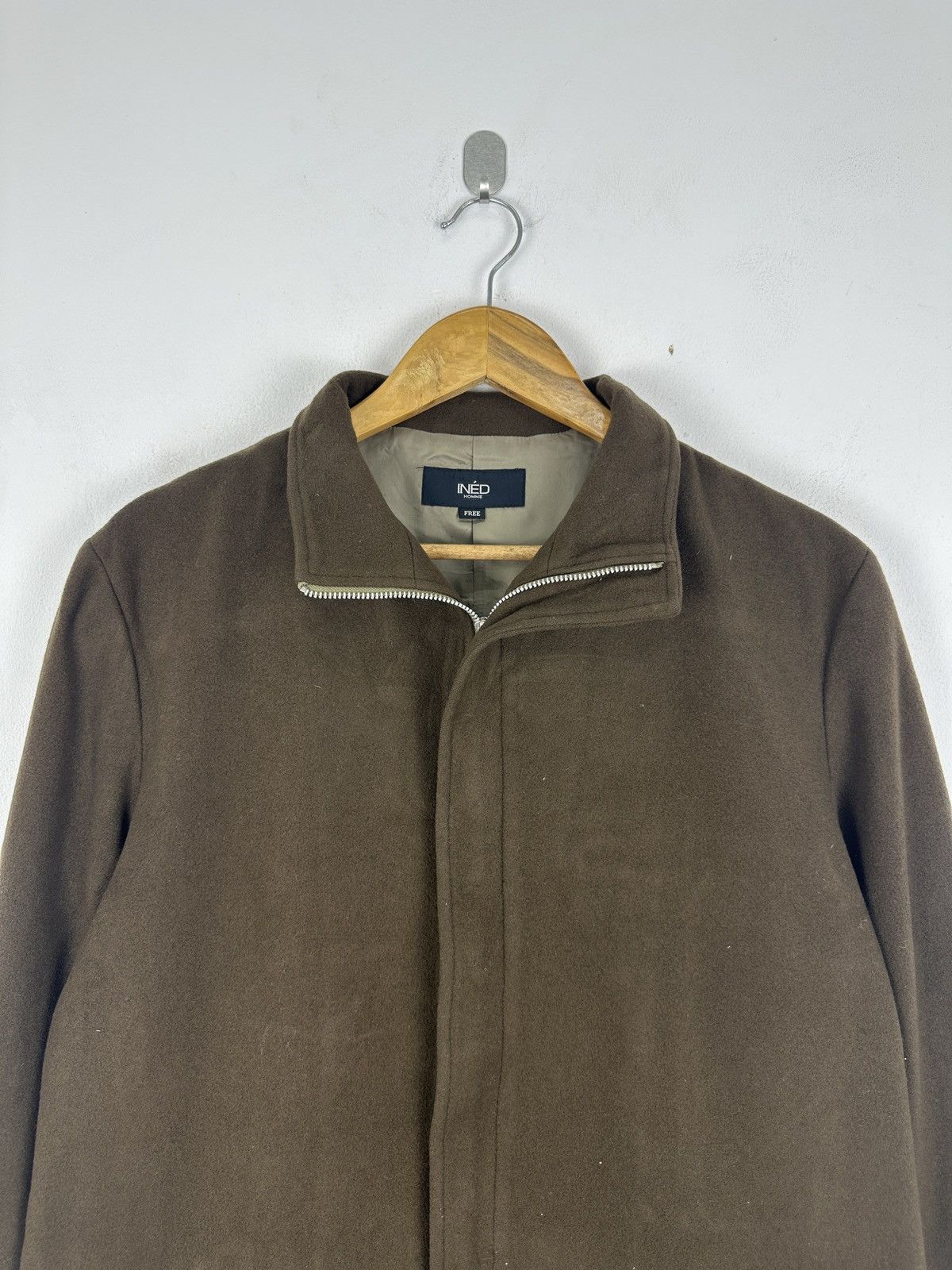 Yohji Yamamoto 🔥Rare🔥Ined Homme By Yohji Yamamoto Wool Peacoat JA0103 Size US XL / EU 56 / 4 - 2 Thumbnail